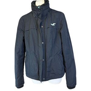 Hollister California Women’s Blue All Weather Jacket Size Large